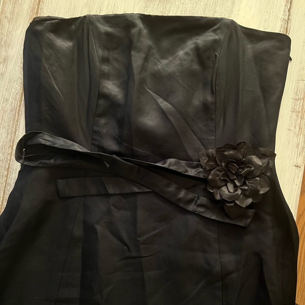 Banana republic strapless black dress size 6